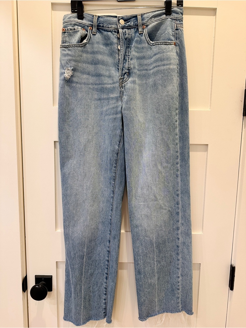 pistola Cassie Super High Rise Button-Fly Jeans